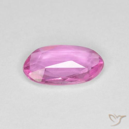 Zafiro Rosa oscuro natural de 0.87 ct, Elegante, VS