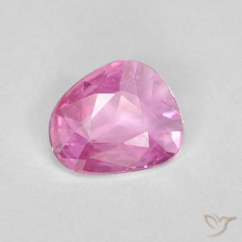 Zafiro Rosado medio natural de 0.57 ct, Elegante, VS