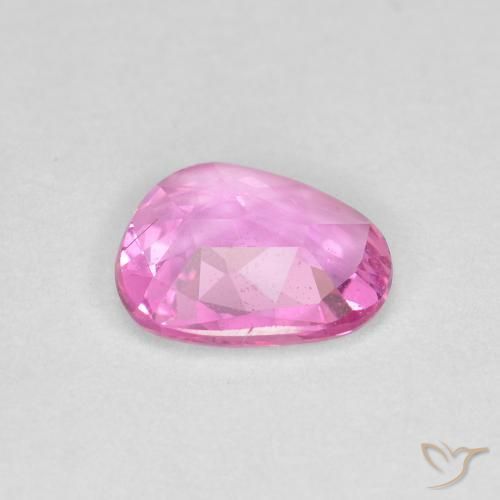 Zafiro Rosado medio natural de 0.57 ct, Elegante, VS