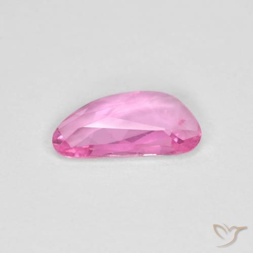 Zafiro Rosado púrpura real natural de 0.73 ct, Elegante, VS