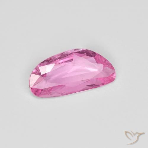 Zafiro Rosado púrpura real natural de 0.85 ct, Elegante, VS