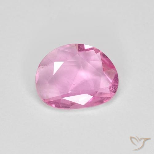 Zafiro Rosado intenso natural de 0.67 ct, Elegante, VS
