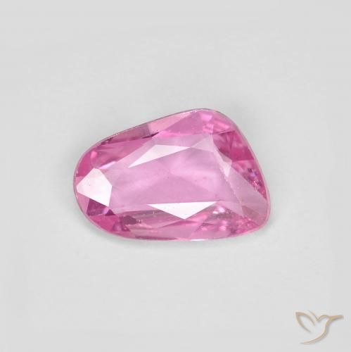 0.64ct Natural Rosado intenso Zafiro, Elegante, VS