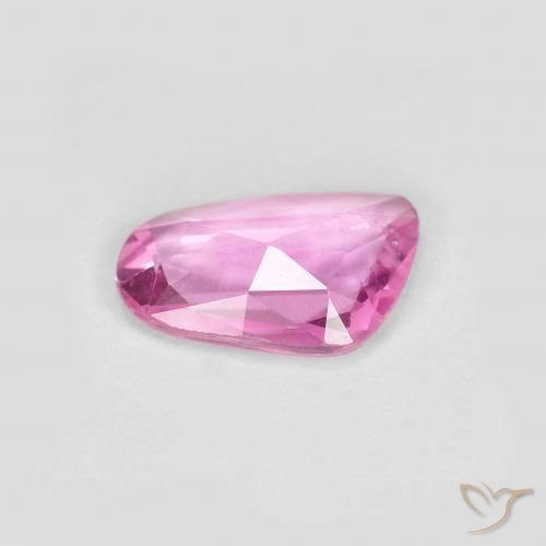 Zafiro Rosado intenso natural de 0.64 ct, Elegante, VS