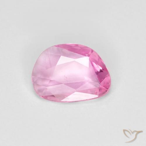 Zafiro Rosa oscuro natural de 0.58 ct, Elegante, VVS-VS