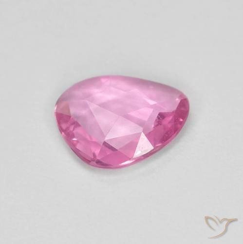 Zafiro Rosado medio natural de 0.63 ct, Elegante, VVS-VS