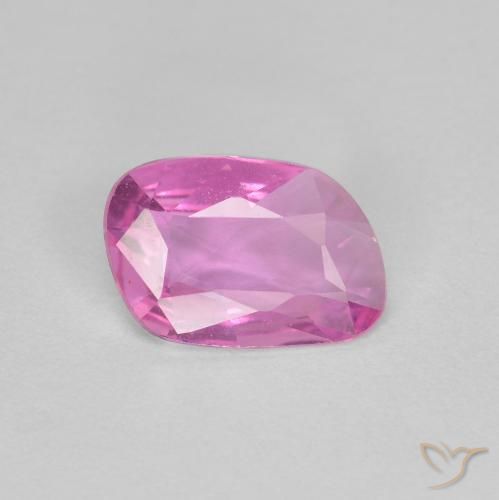 Zafiro Rosado medio natural de 0.83 ct, Elegante, VVS-VS