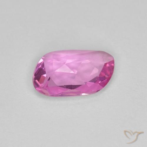 Zafiro Rosado medio natural de 0.83 ct, Elegante, VVS-VS