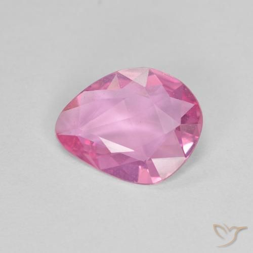 Zafiro Rosado medio natural de 0.88 ct, Elegante, VVS-VS