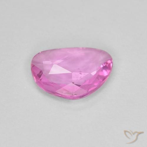 Zafiro Rosado intenso natural de 0.63 ct, Elegante, VVS-VS