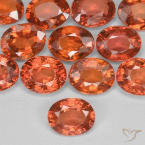 0.41ct Natural Rojo grosella Zafiro, Ovalada, VS