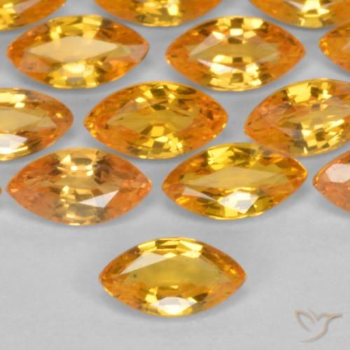 0.19ct Natural Oro Zafiro, Marquesa, VS