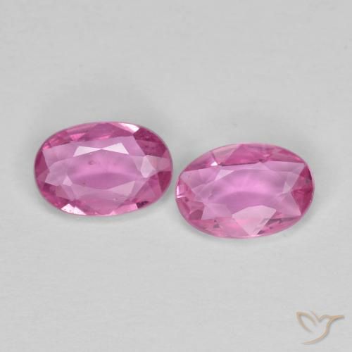 0.98ctw Natural Rosado púrpura real Zafiro, Ovalada, VVS-VS
