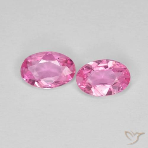 0.68ctw Natural Rosado medio Zafiro, Ovalada, VVS-VS