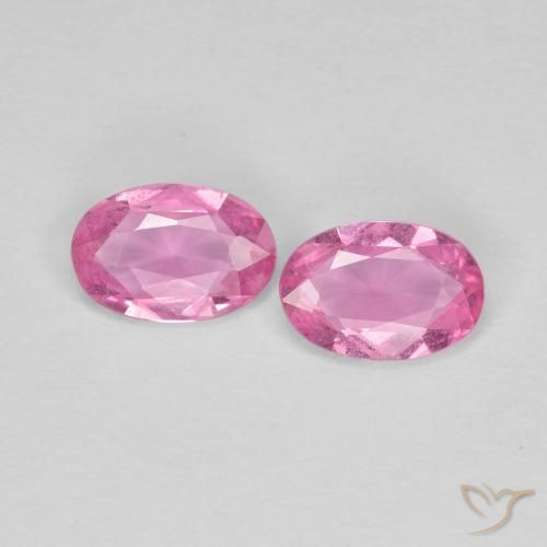 0.73ctw Natural Rosado púrpura real Zafiro, Ovalada, VS