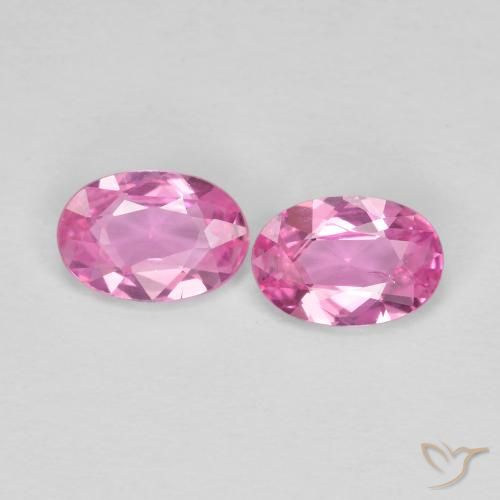 0.85ctw Natural Rosado intenso Zafiro, Ovalada, VS