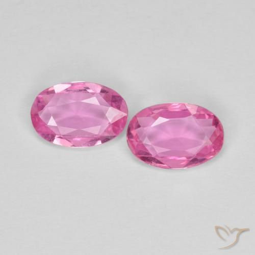 0.77ctw Natural Rosado medio Zafiro, Ovalada, VVS-VS