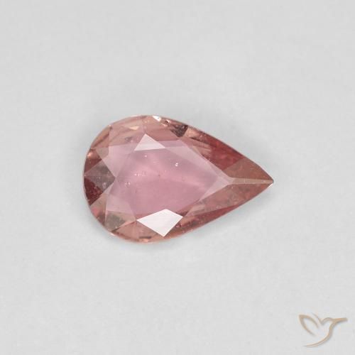 0.43ct Natural Rosado claro Zafiro, En forma de pera, VS