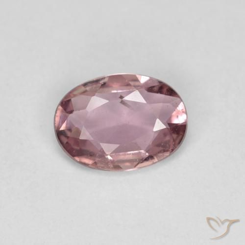 0.65ct Natural Rosa oscuro Zafiro, Ovalada, VS