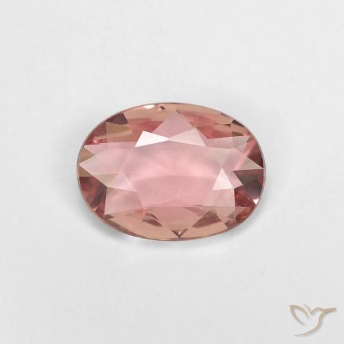 0.61ct Natural Rosado claro Zafiro, Ovalada, VVS-VS
