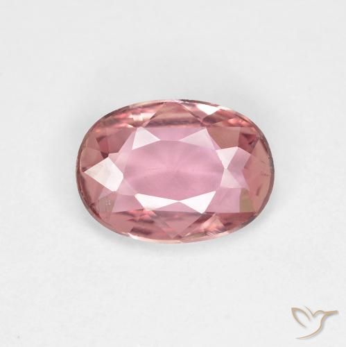 0.83ct Natural Rosado cálido claro Zafiro, Ovalada, VVS-VS