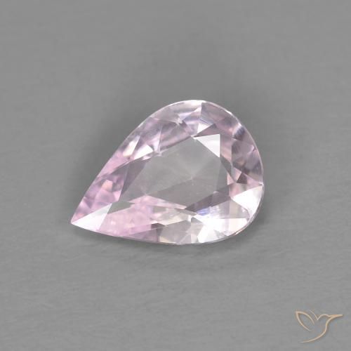 0.51ct Natural Rosado lavanda muy claro Zafiro, En forma de pera, VVS-VS