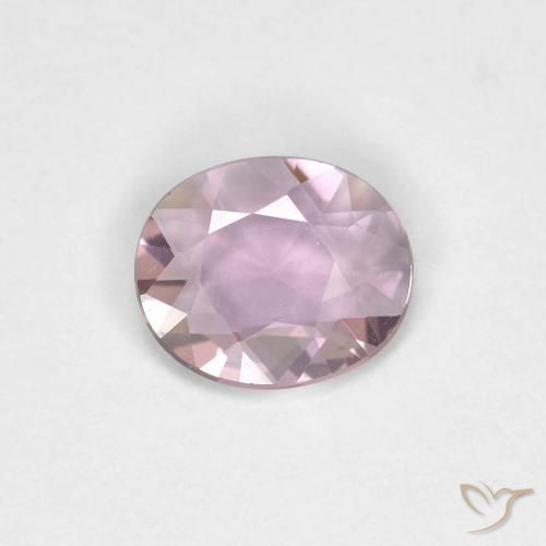 0.46ct Natural Púrpura rosado Zafiro, Ovalada, VVS