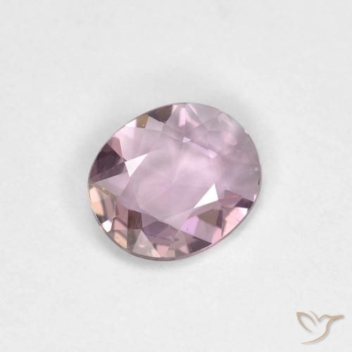 Zafiro Púrpura rosado natural de 0.46 ct, Ovalada, VVS