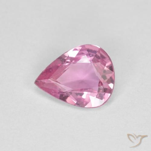 0.45ct Natural Rosado púrpura real Zafiro, En forma de pera, VS