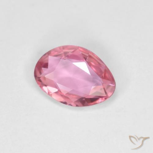 Zafiro Rosado intenso natural de 0.65 ct, Elegante, VVS