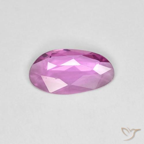 0.69ct Natural Púrpura rosado Zafiro, Elegante, VVS