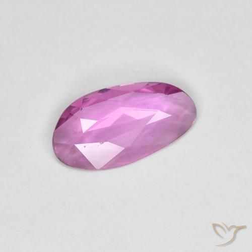 Zafiro Púrpura rosado natural de 0.69 ct, Elegante, VVS