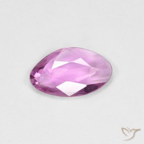 Zafiro Púrpura rosáceo intenso natural de 0.68 ct, Elegante, VVS