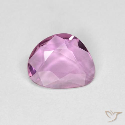 0.76ct Natural Púrpura rosado Zafiro, Elegante, VVS