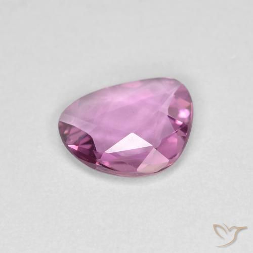 Zafiro Púrpura rosado natural de 0.76 ct, Elegante, VVS