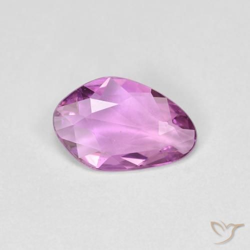 0.66ct Natural Púrpura oscuro medio Zafiro, Elegante, VS