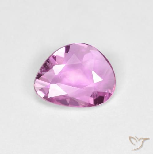 0.66ct Natural Púrpura rosado Zafiro, Elegante, VS