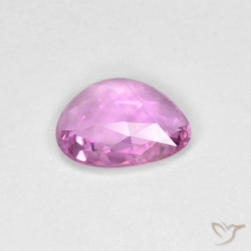 Zafiro Púrpura rosado natural de 0.66 ct, Elegante, VS