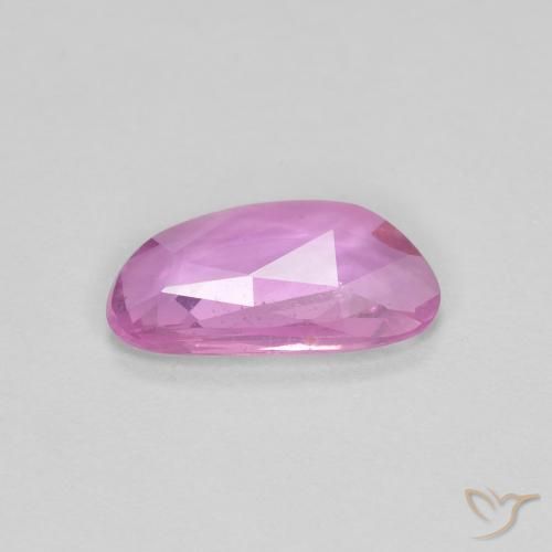 Zafiro Púrpura rosáceo intenso natural de 0.67 ct, Elegante, VS