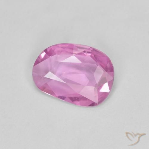 Zafiro Púrpura intenso natural de 0.66 ct, Elegante, VS