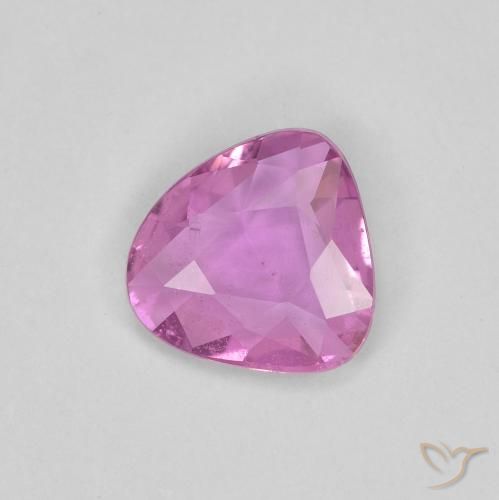 0.71ct Natural Púrpura rosado Zafiro, Elegante, VS