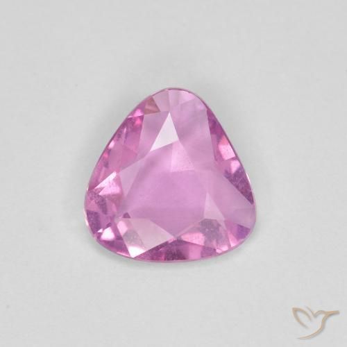 0.61ct Natural Rosado púrpura real claro Zafiro, Trillón, VS