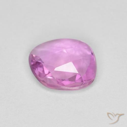 Zafiro Púrpura rosado natural de 0.77 ct, Elegante, VS