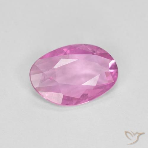 Zafiro Rosado medio natural de 0.64 ct, Elegante, VS