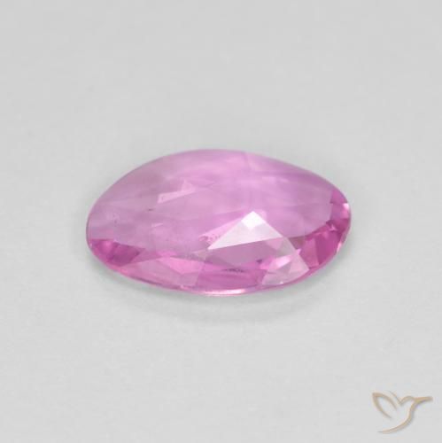 Zafiro Rosado medio natural de 0.64 ct, Elegante, VS