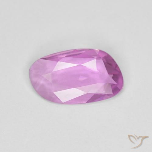 0.58ct Natural Púrpura rosáceo intenso Zafiro, Elegante, VS