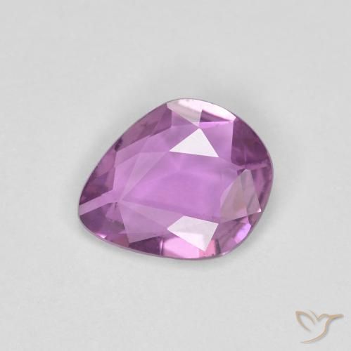 0.73ct Natural Púrpura intenso Zafiro, Elegante, VS, Photo A