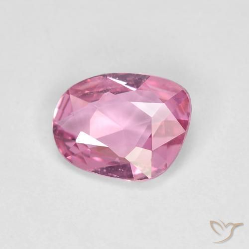 Zafiro Rosado medio natural de 0.77 ct, Elegante, VVS-VS