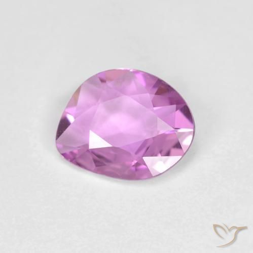 Zafiro Púrpura rosado natural de 0.56 ct, Elegante, VVS-VS