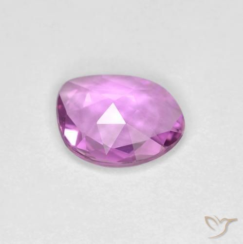 Zafiro Púrpura rosado natural de 0.56 ct, Elegante, VVS-VS